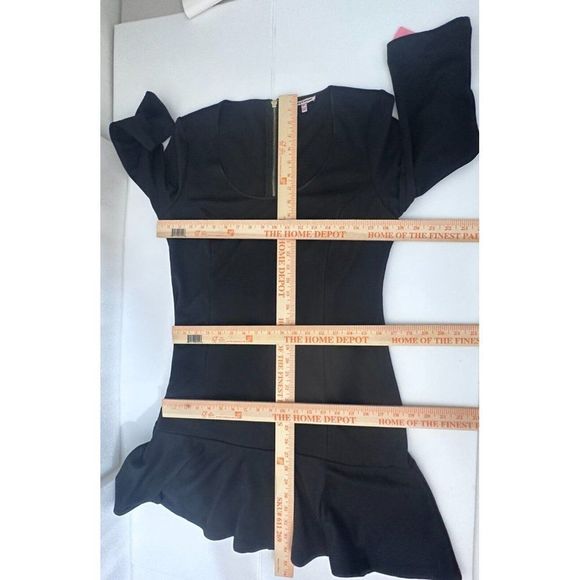 Juicy Couture Drop Waist Little Black Stretch  Dress Size XL #1172 - Picture 7 of 16